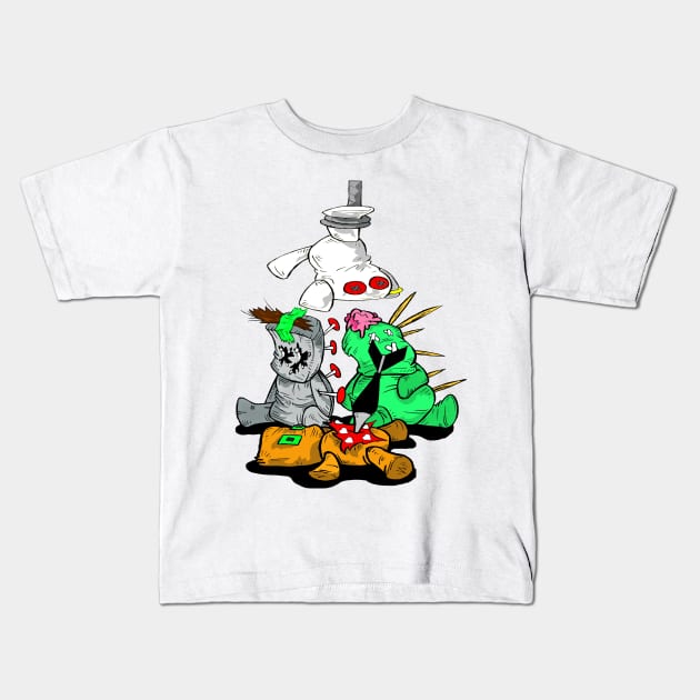 A Set of Voodoo Dolls Kids T-Shirt by Brandon Beyond